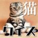 猫に関する豆知識・雑学クイズ15問・子供から高齢者まで楽しめる！動物クイズパート3